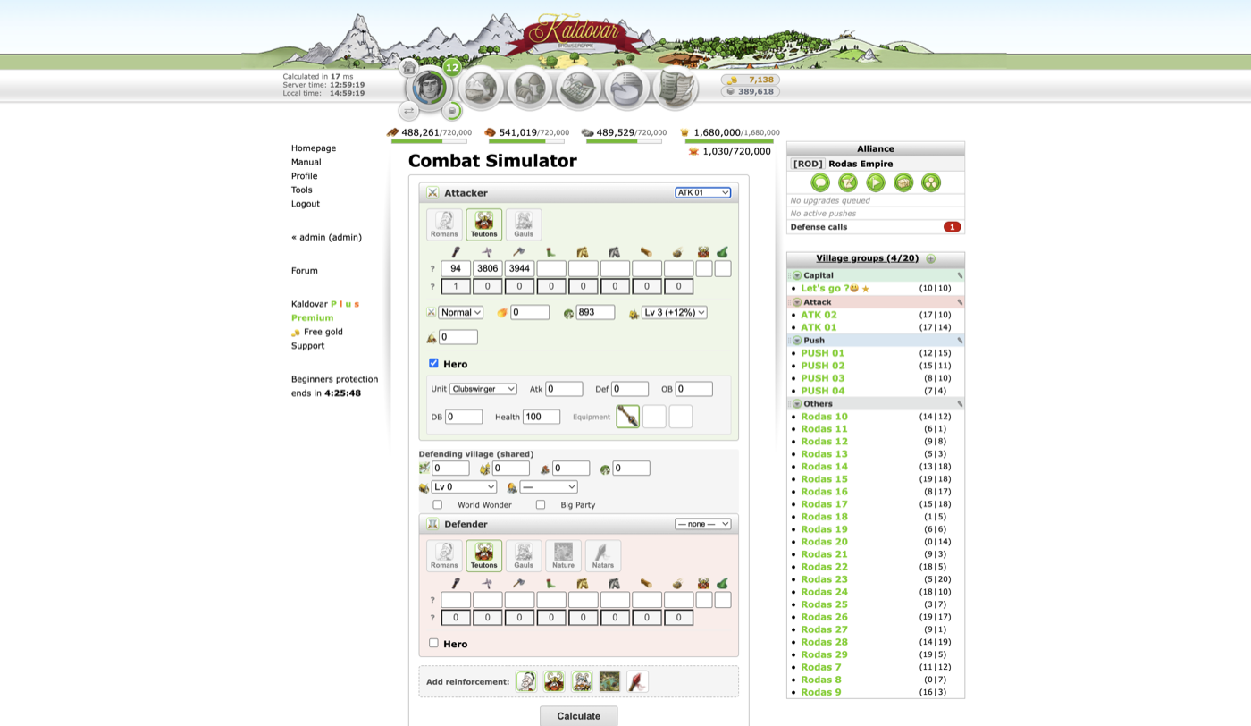 Combat Simulator